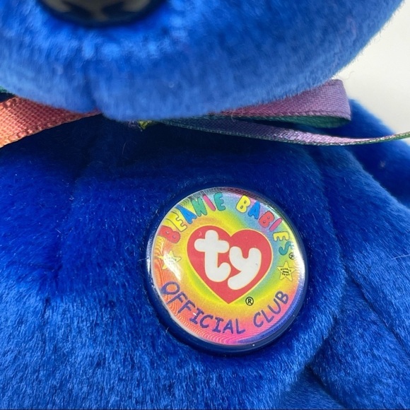 Ty Beanie Baby Official Club Bear "Clubby" July 7,1998 - Picture 4 of 8